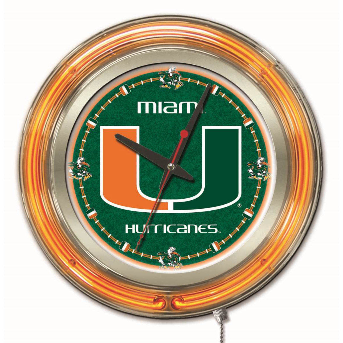 inch Miami Neon Clock