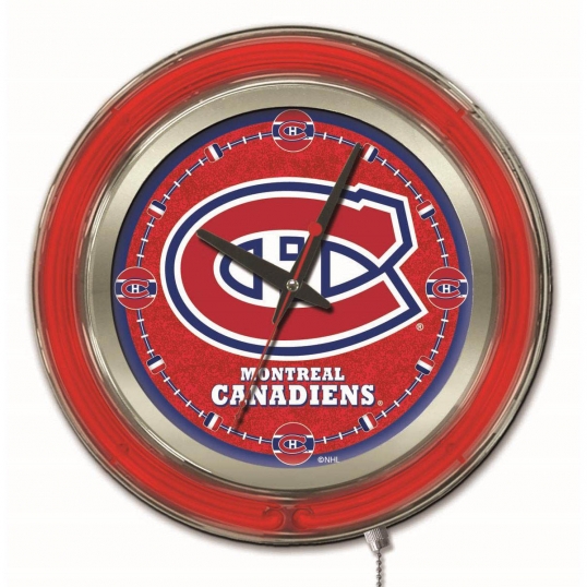 15 inch Montreal Canadiens Neon Clock