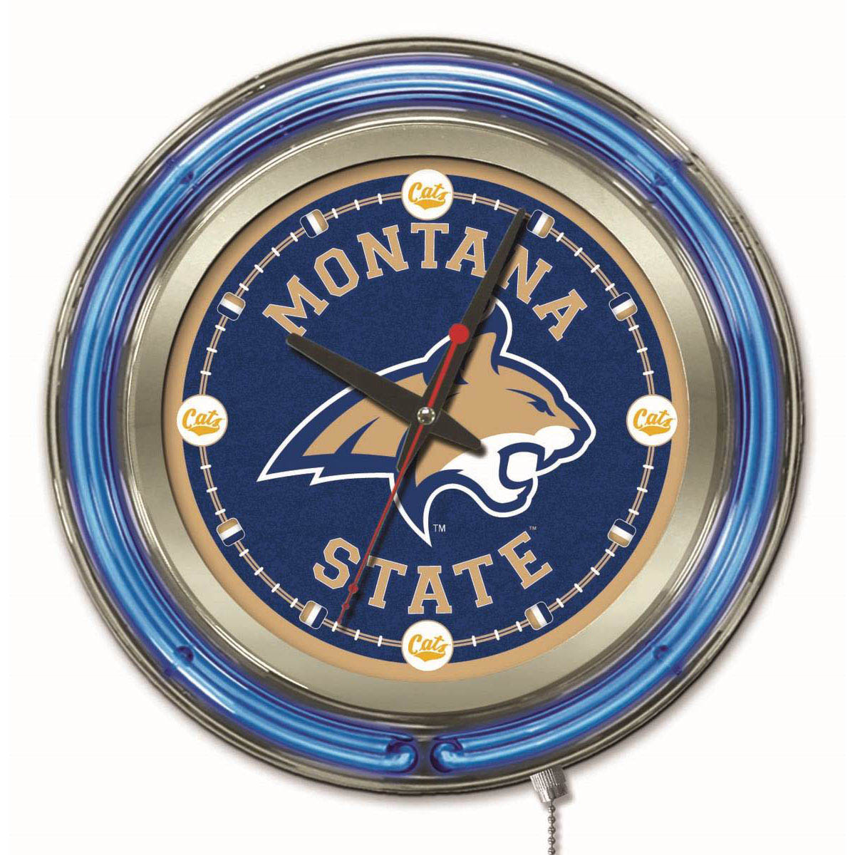 inch Montana State Neon Clock