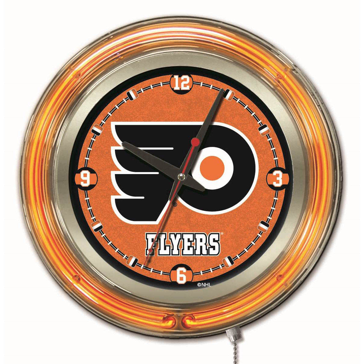 inch Philadelphia Flyers Neon Clock