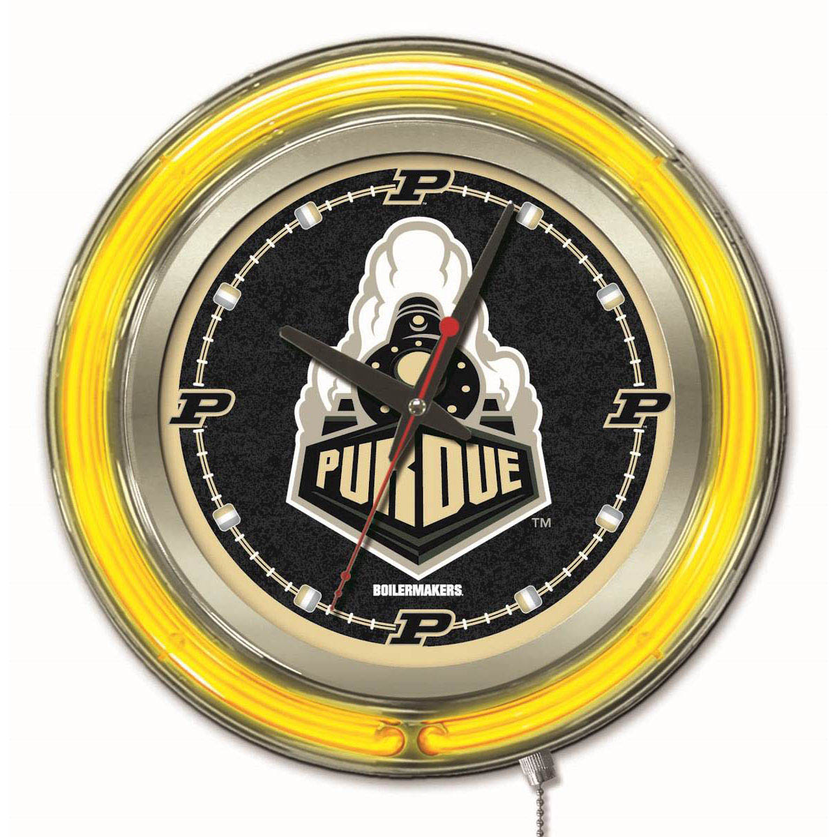 inch Purdue Neon Clock
