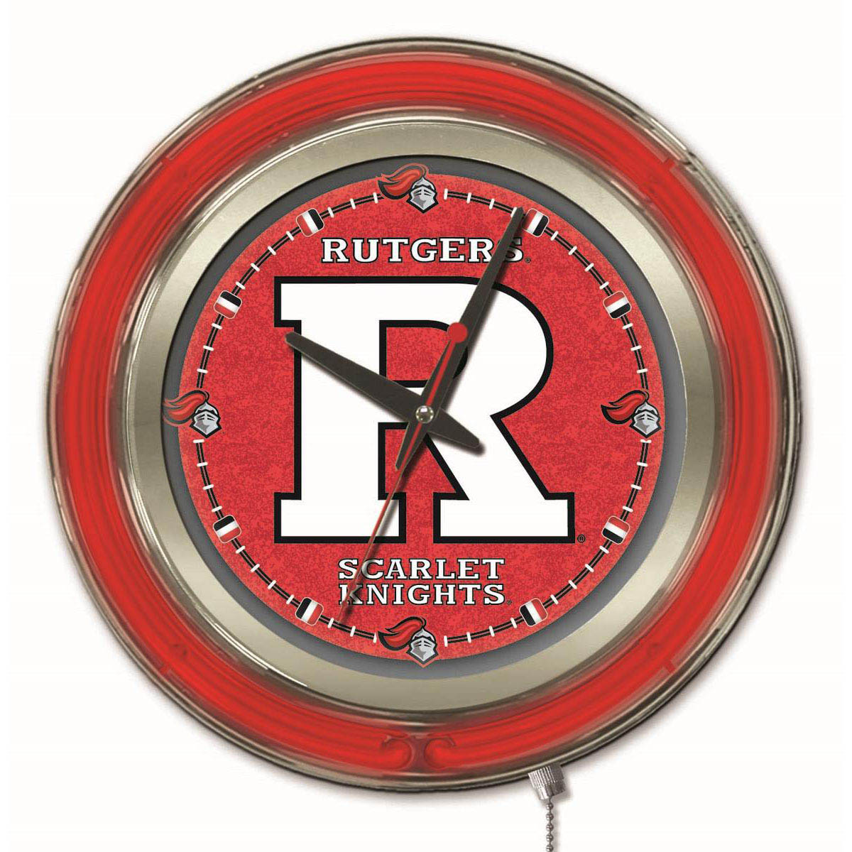 inch Rutgers Neon Clock