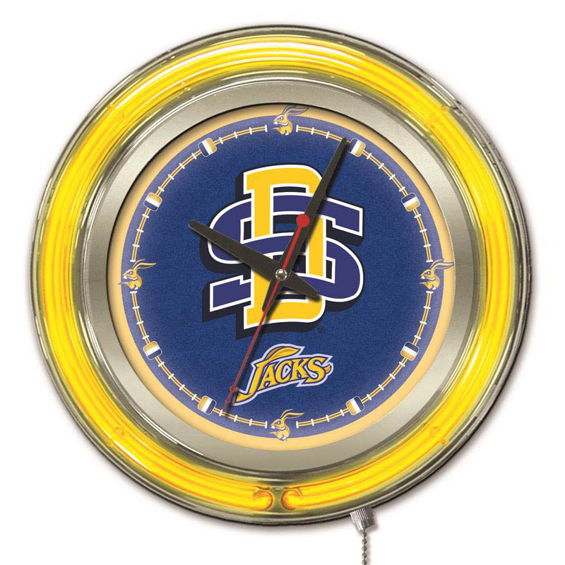 inch South Dakota State Neon Clock