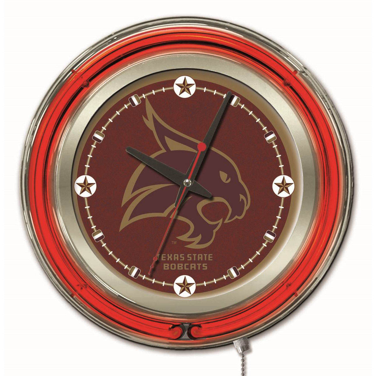 15 inch Texas State Neon Clock