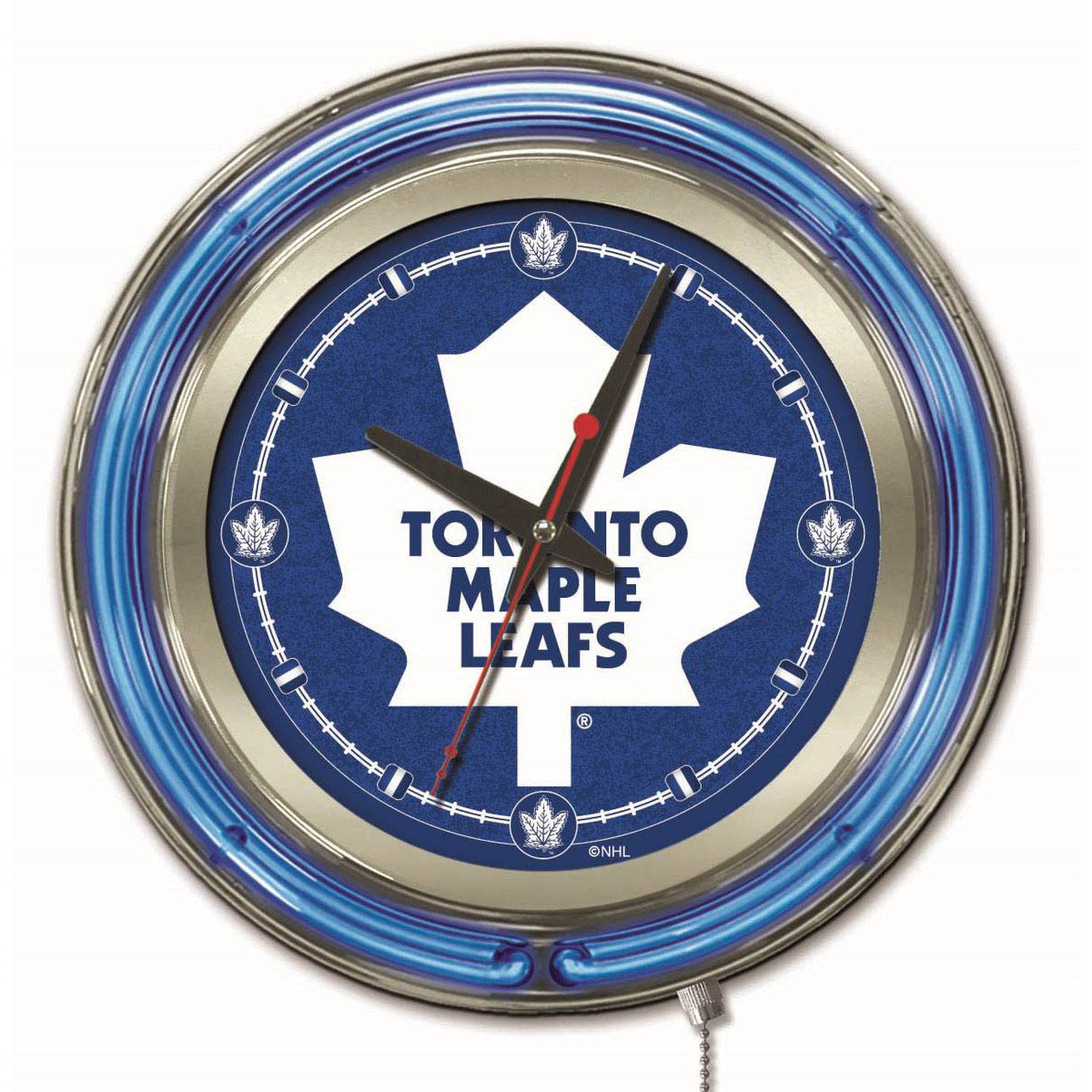 inch Toronto Maple Leafs Neon Clock