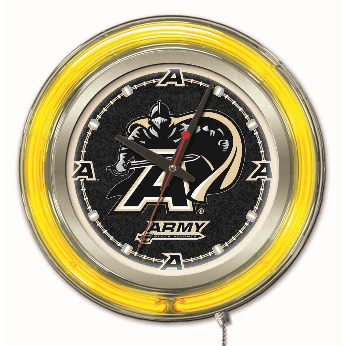 inch US Military Academy Neon Clock