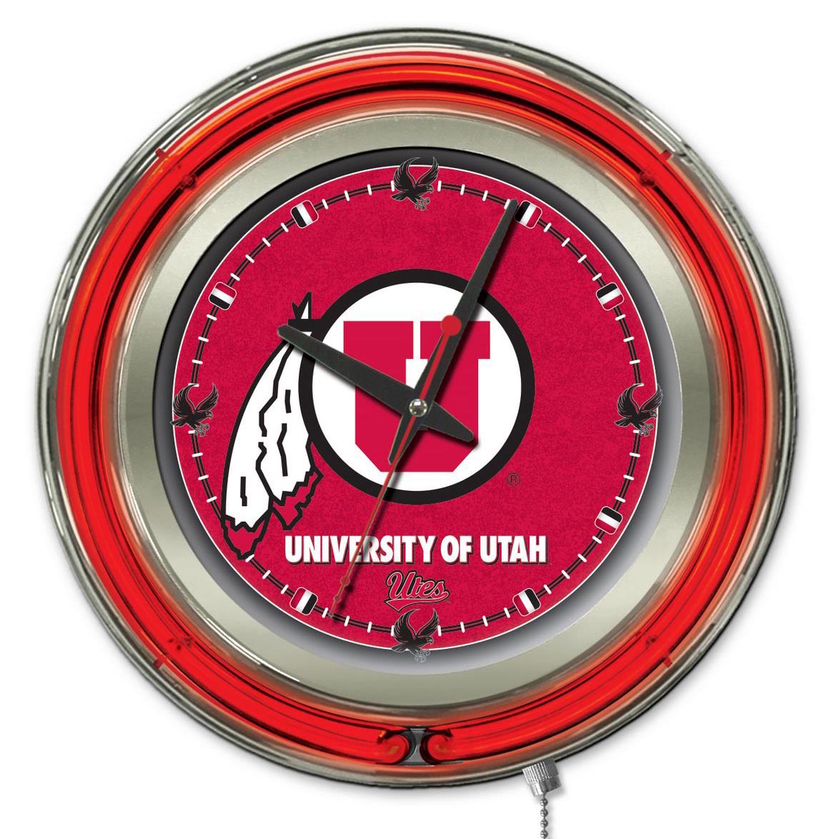 inch Utah Neon Clock