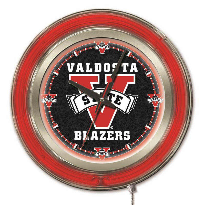 inch Valdosta State Neon Clock