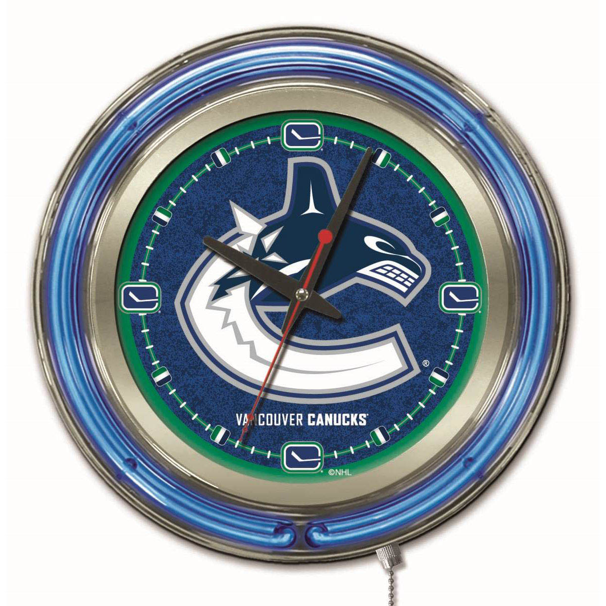 inch Vancouver Canucks Neon Clock