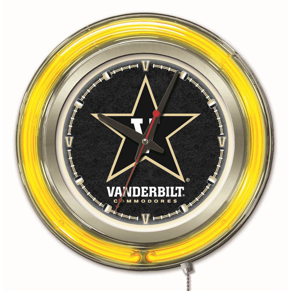inch Vanderbilt Neon Clock