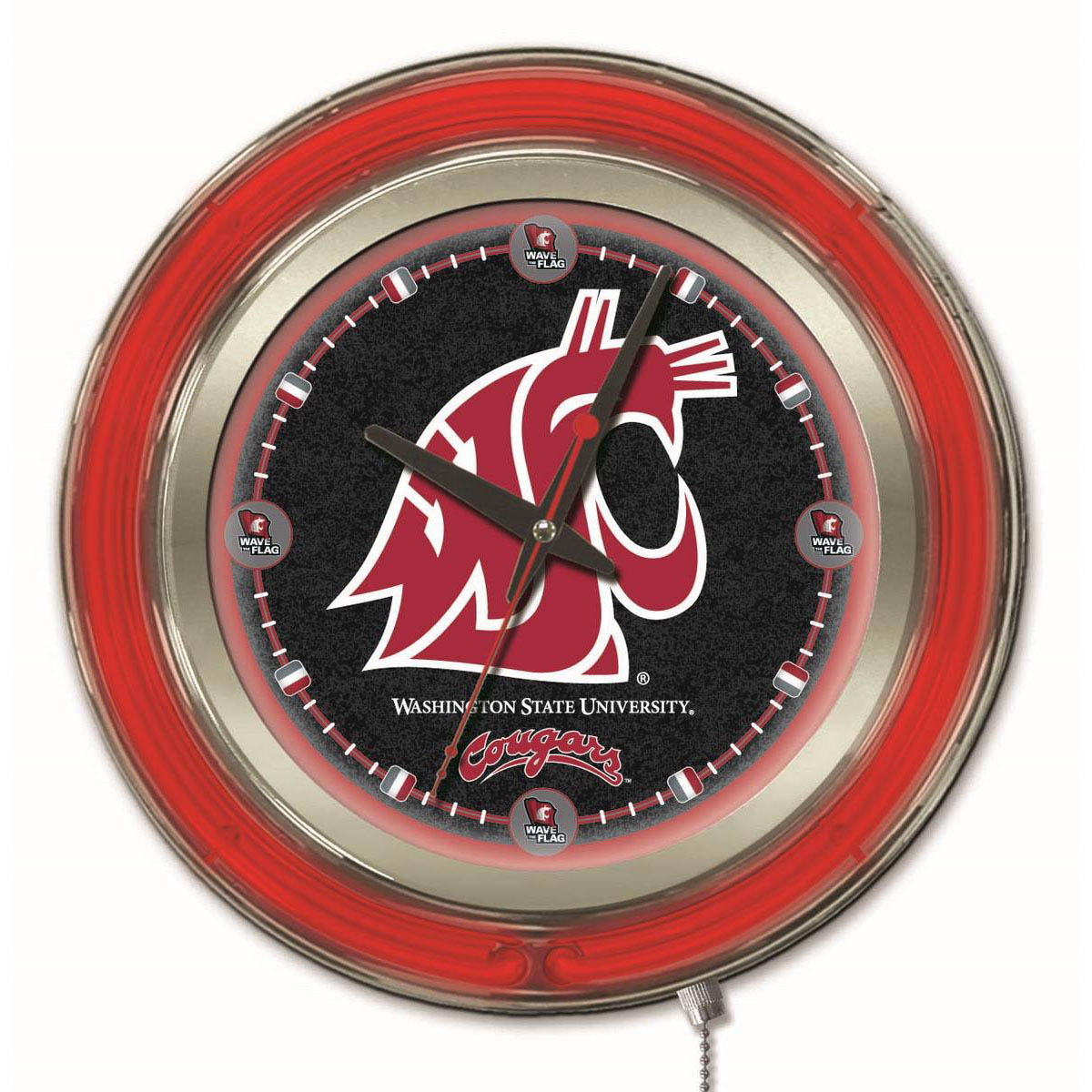 inch Washington State Neon Clock