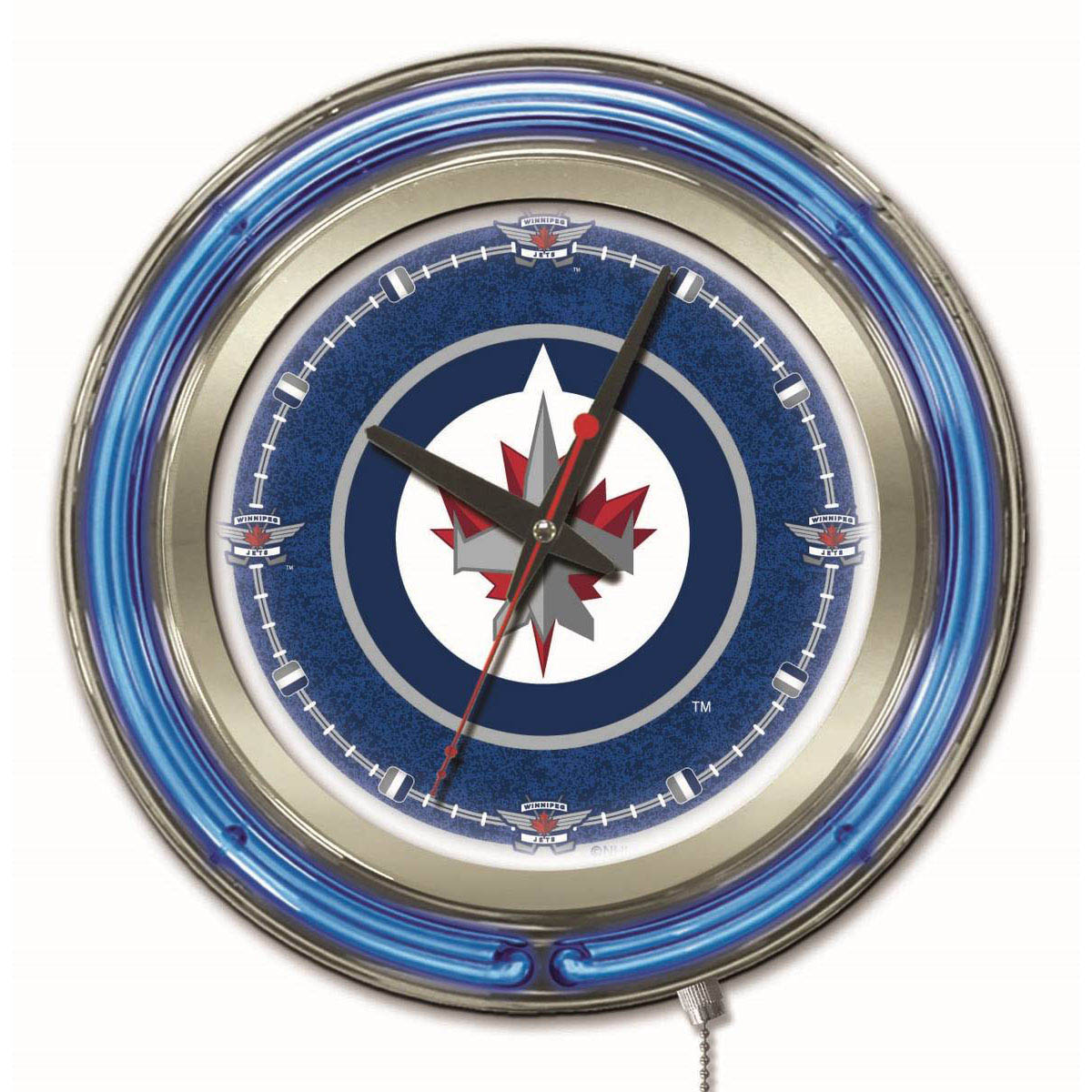 inch Winnipeg Jets Neon Clock