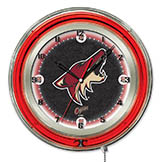 19 inch Arizona Coyotes Neon Clock