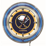 19 inch Buffalo Sabres Neon Clock