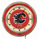 19 inch Calgary Flames Neon Clock