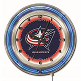 19 inch Columbus Blue Jackets Neon Clock