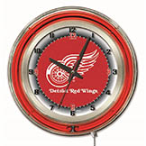 19 inch Detroit Red Wings Neon Clock