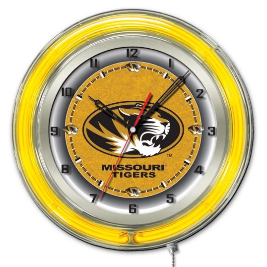 19 inch Missouri Neon Clock
