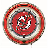 19 inch New Jersey Devils Neon Clock