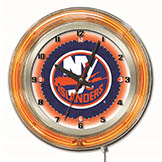 19 inch New York Islanders Neon Clock