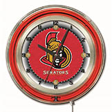 19 inch Ottawa Senators Neon Clock