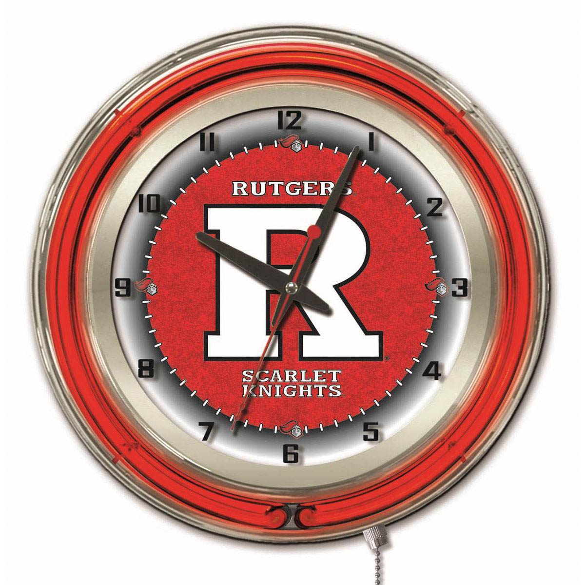 19 inch Rutgers Neon Clock