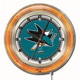 19 inch San Jose Sharks Neon Clock