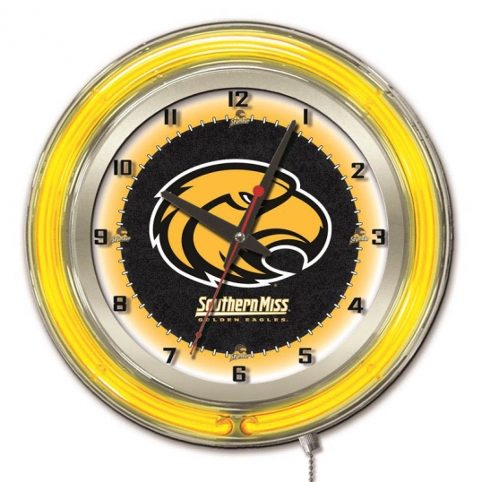 19 inch Southern Miss Neon Clock