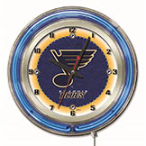 19 inch St Louis Blues Neon Clock