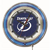 19 inch Tampa Bay Lightning Neon Clock