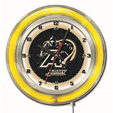 19 inch US Military Academy Neon Clock