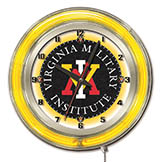 19 inch Virginia Military Institute Neon Clock