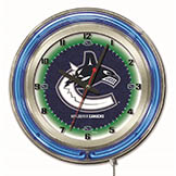 19 inch Vancouver Canucks Neon Clock
