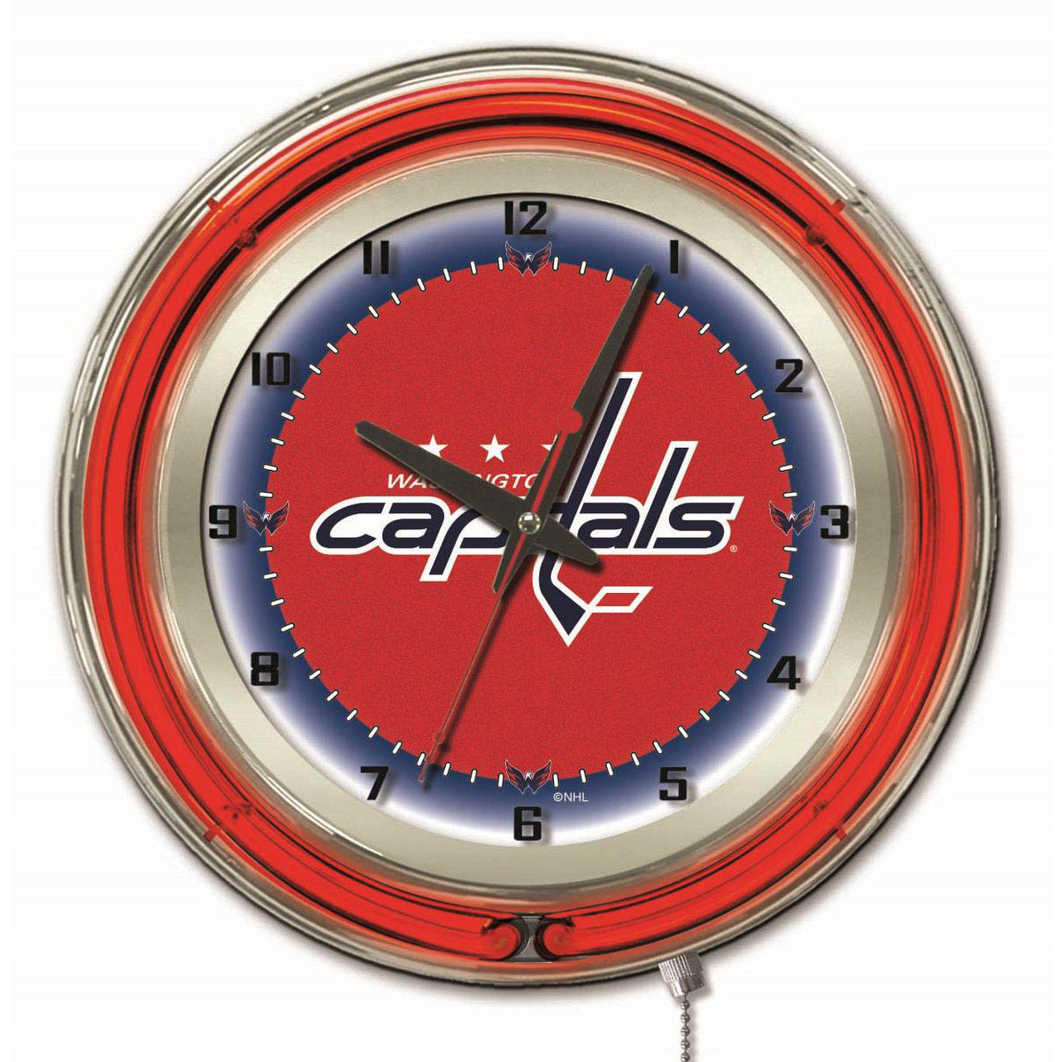 inch Washington Capitals Neon Clock