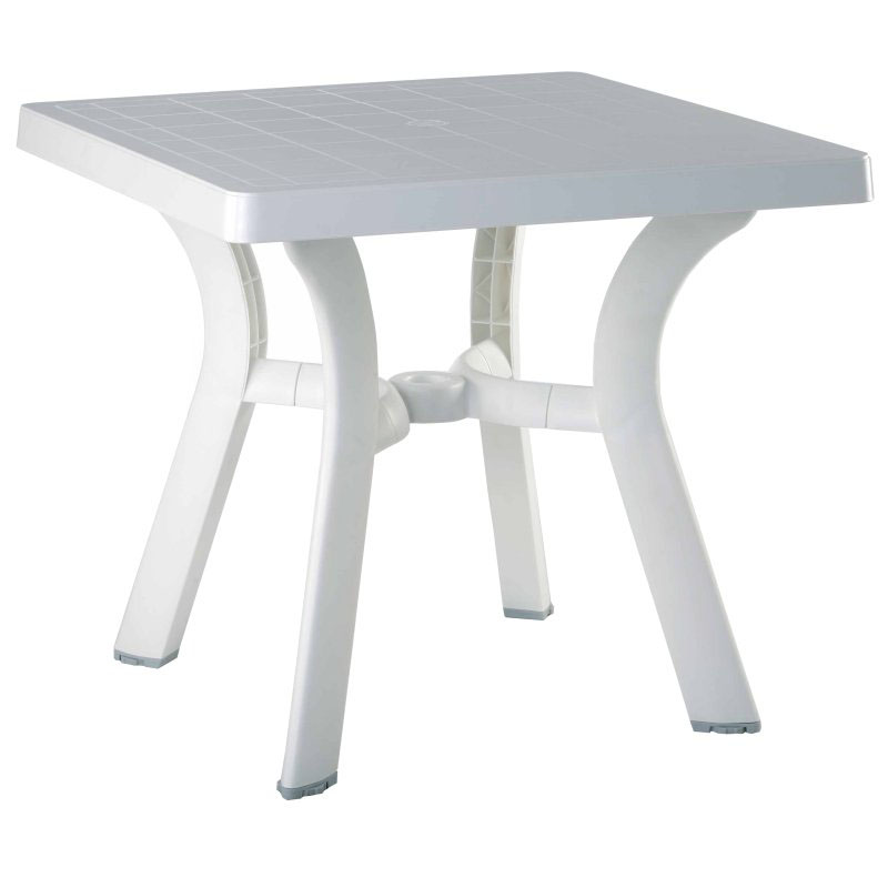 Viva 31 Inch Resin Square Dining Table