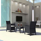 California Wickerlook 3 Piece Seating Set