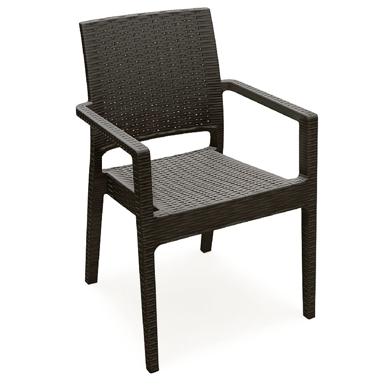 Wickerlook Stackable Dining Armchair (Set of 2)