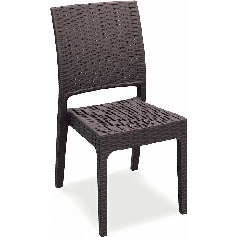 Wickerlook Stackable Dining Chair (Set of 2) - CMPISP816 - Home Florida Dining Chair features Wickerlook resin in  sku CMPISP816