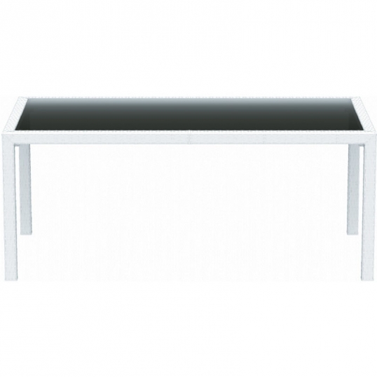 Miami 71 inch Rectangular Wickerlook Dining Table