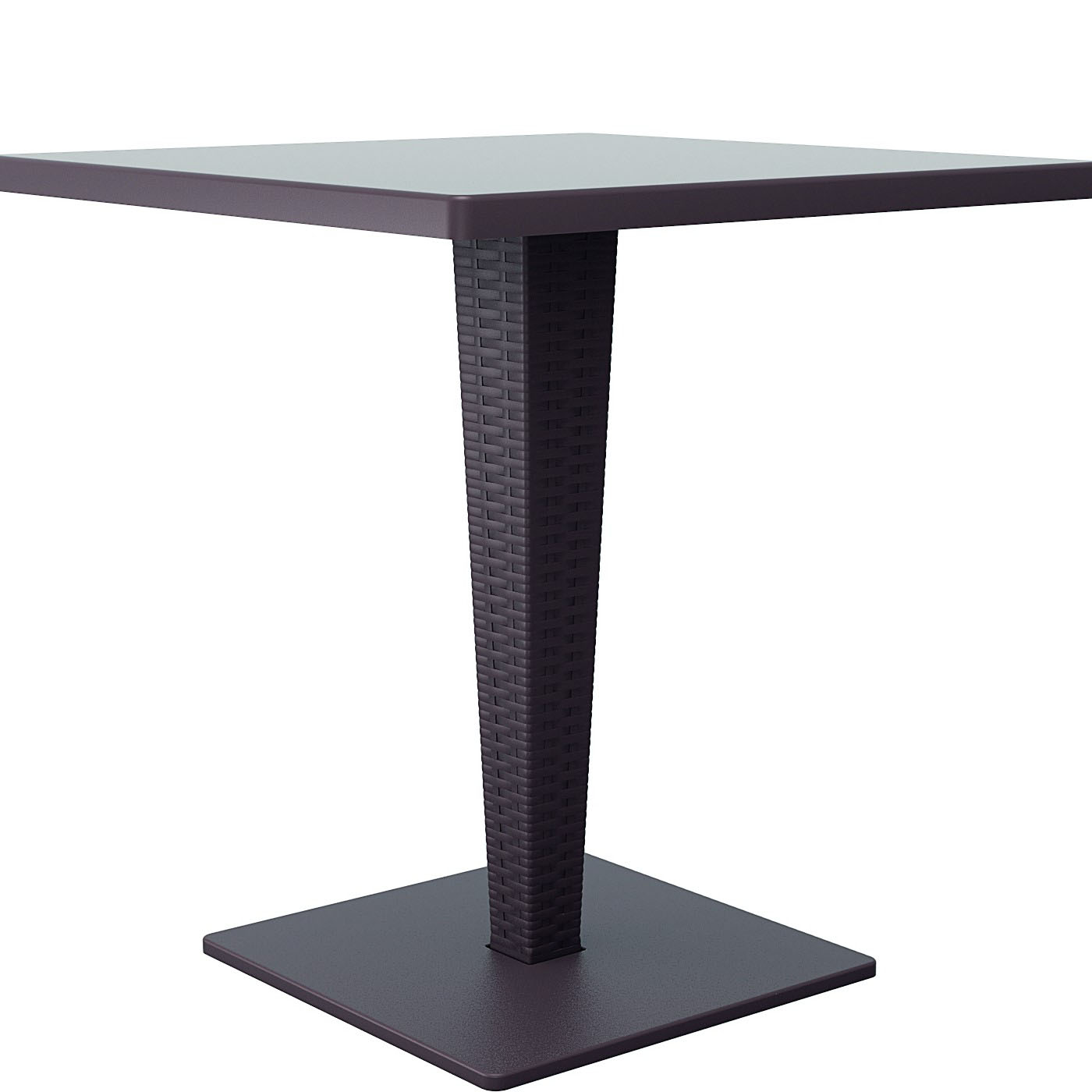 Riva 27.5 inch Werzalit Top Square Dining Table