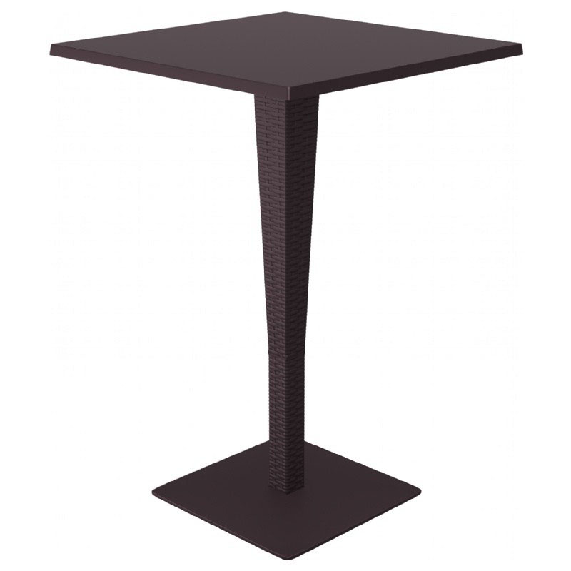 Riva 27.5 inch Werzalit Square Bar Height Table