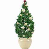 Artificial Outdoor Azalea Swirl: Multiple Sizes & Colors