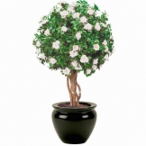 Artificial Outdoor Flowering Azalea Ball with Trunk