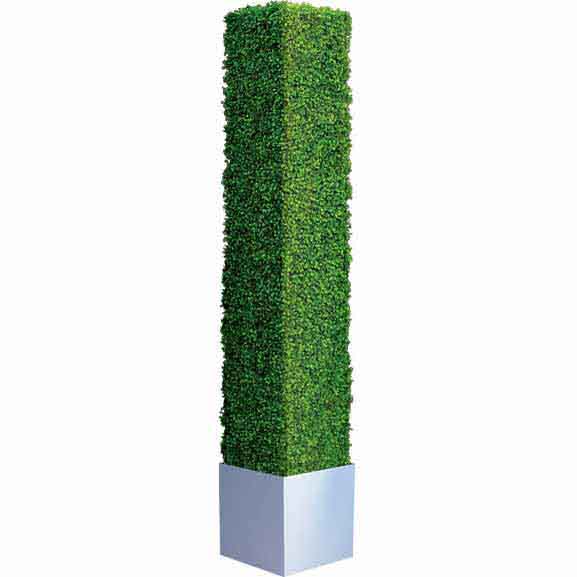 Outdoor Artificial Boxwood Column