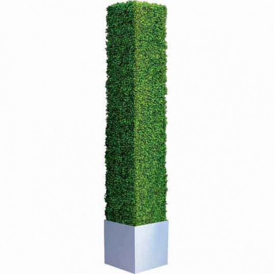 Outdoor Artificial Boxwood Column