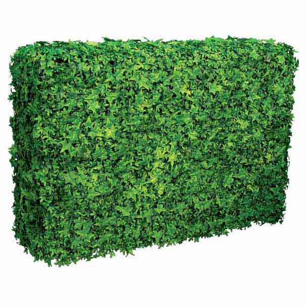 Artificial Outdoor English Ivy Hedge on Plywood Frame