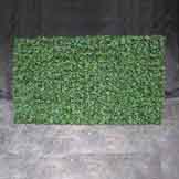 Outdoor Artificial English Ivy on Galvanized Metal Screen