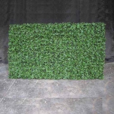 Outdoor Artificial English Ivy on Galvanized Metal Screen