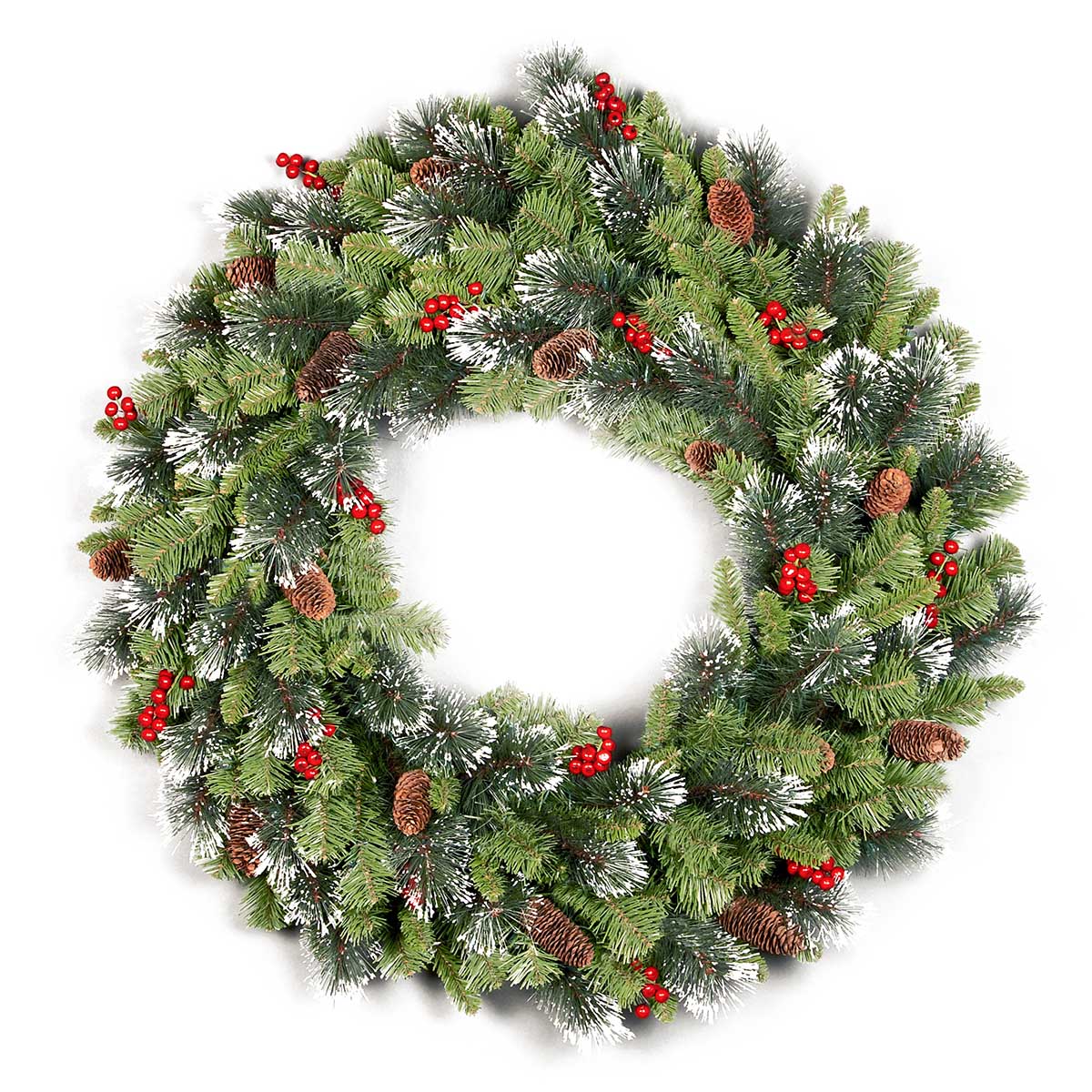 National Tree Company 36 inch Crestwood Spruce Wreath Unlit CW710