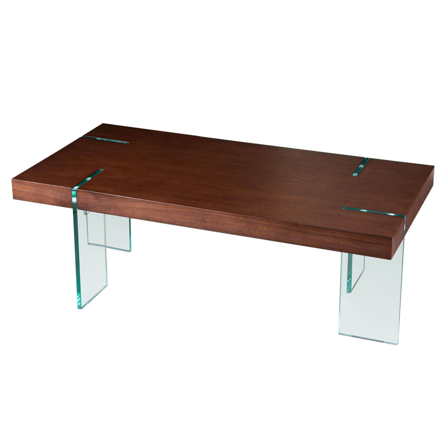 Glass Leg Cocktail Table w/Multiple Top Finish Options
